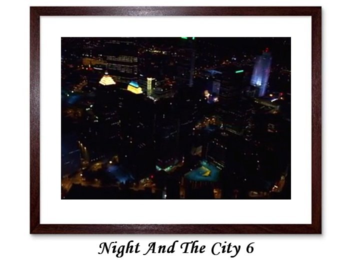 Night And The City Framed Print